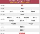 Thống kê XSDT 9/11/2020 chốt lô VIP Đồng Tháp thứ 2