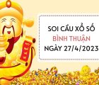 Soi cầu lô VIP xổ số Bình Thuận ngày 27/4/2023 thứ 5 hôm nay