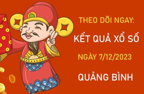 Soi cầu XSQB 7/12/2023 phân tích giải tám Quảng Bình