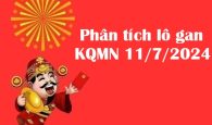 Phân tích lô gan KQMN 11/7/2024