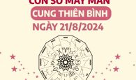 Con số may mắn của cung Thiên Bình ngày 21/8/2024 tiền rơi đầy túi