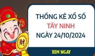 Thống kê số đẹp xổ số Tây Ninh ngày 24/10/2024 thứ 5 hôm nay