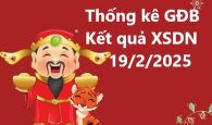 Thống kê GĐB kết quả XSDN 19/2/2025